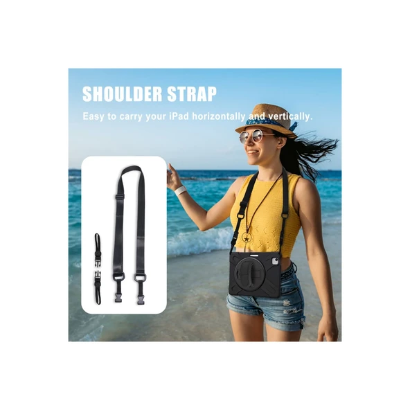 İpad Pro 11 (2020) Kılıf Amazing Tablet Kapak - Siyah - Resim 2