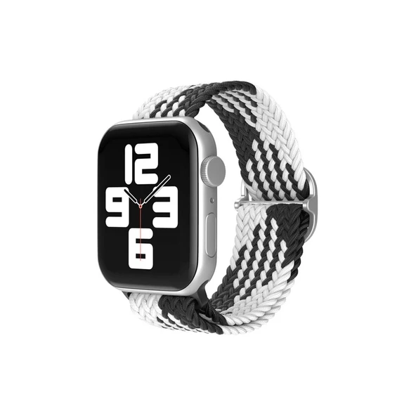 Watch 22mm  Kordon - Siyah-beyaz ürün görseli 1