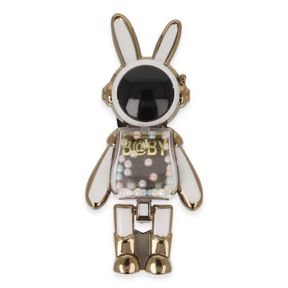 Astro Stand Tavşan Astronot - Beyaz - Resim 3