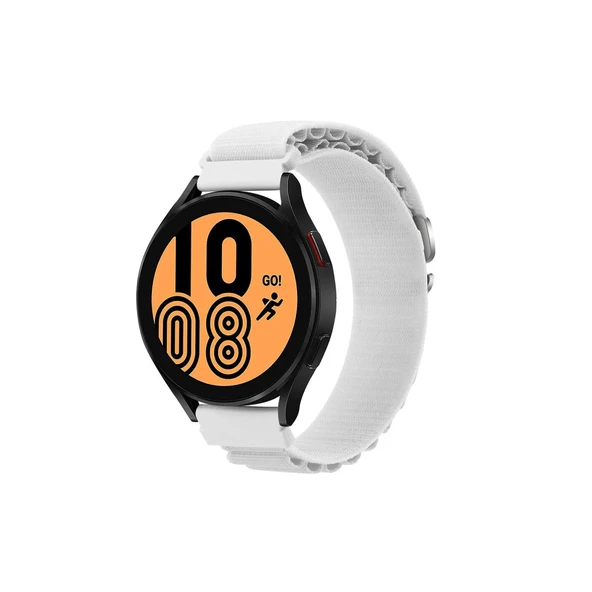 Watch 22mm Kr410 Kumaş Kordon - Beyaz ürün görseli 1