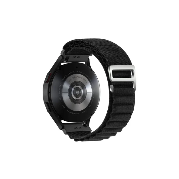 Watch 20mm Kr410 Kumaş Kordon - Siyah - Resim 2