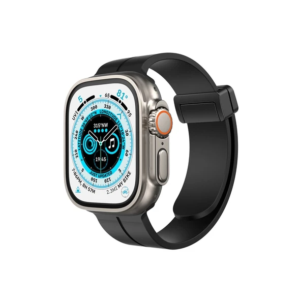 Apple Watch 38mm Kr412 Elegance Stylısh Kordon - Siyah ürün görseli 1