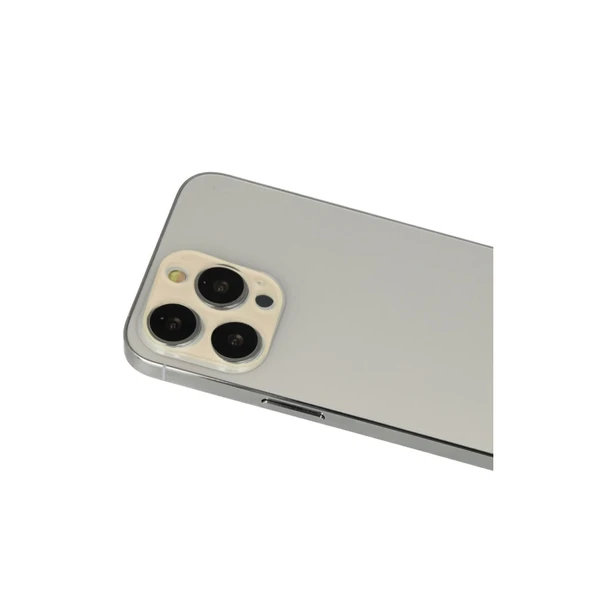 İphone 12 Pro Rainbow Kamera Lens Koruma Cam - Gold ürün görseli 1