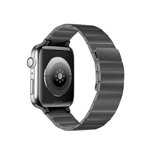Apple Watch 38mm Kr404 Huks Kordon - Siyah ürün görseli 1