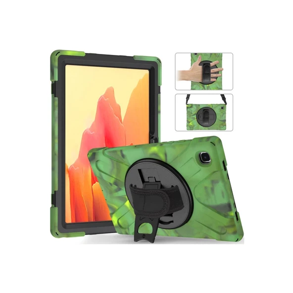 Samsung Galaxy X200 Tab A8 10.5 Kılıf Amazing Tablet Kapak - Kamuflaj ürün görseli 1