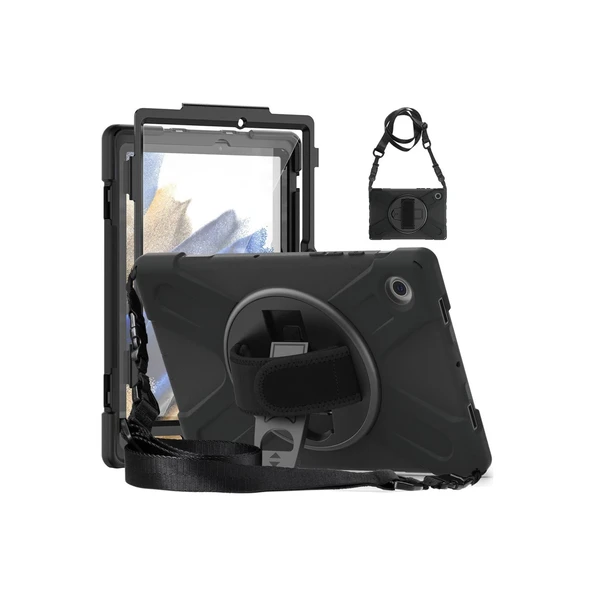 Lenovo M10 Hd X306f Kılıf Amazing Tablet Kapak - Siyah ürün görseli 1