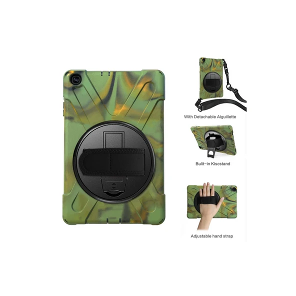 Samsung Galaxy T510 Tab A 10.1 Kılıf Amazing Tablet Kapak - Kamuflaj ürün görseli 1