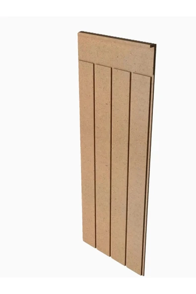 HMC DECOR (102X36CM)mdf Cnc Işlemeli Dekoratif Boyanabilir Duvar Paneli (6MM)düz Hmcduvarpanelleri, One Size ürün görseli 1