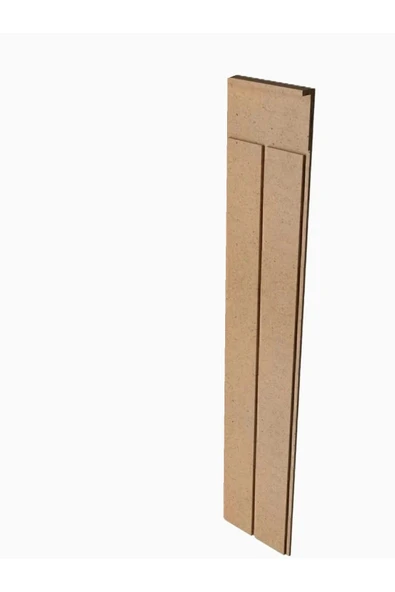 HMC DECOR (102X18CM)mdf Cnc Işlemeli Dekoratif Boyanabilir Duvar Paneli (6MM) Düz ürün görseli 1