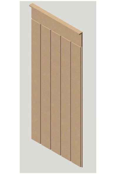 wood life Duvar Paneli 45 Cm Genişlik X 102 Cm Ham Mdf Duvar Panel (4mm) ürün görseli 1