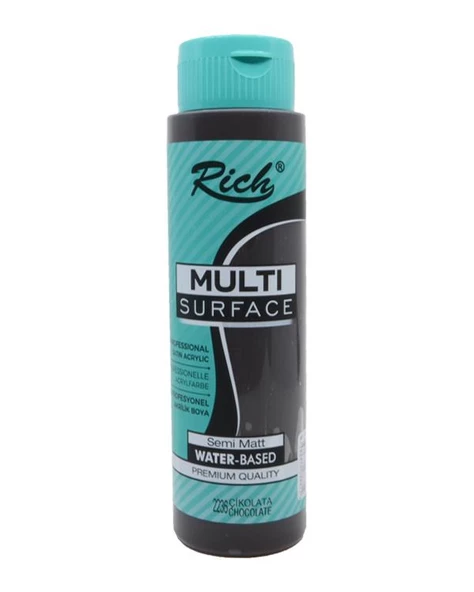 Rich Multi Surface Akrilik Boya Çikolata 500 cc