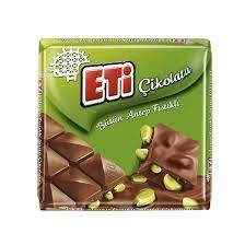 ETİ KARE ANTEP FISTIKLI ÇİKOLATA 60GR