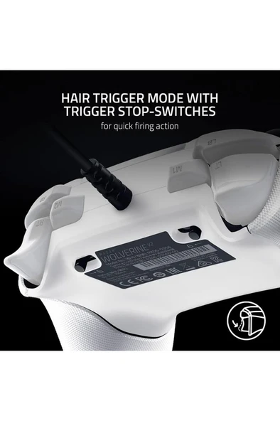 Razer Wolverine V2 RZ06-03560200-R3M1 Beyaz Kablolu Oyun Kolu Teşhir - Resim 5