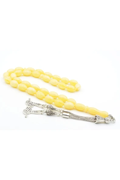 Murty99 Beyzi Kesim Beyrut Damla Kehribar Tesbih ürün görseli 1