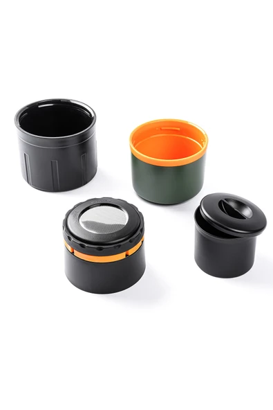 Tantitoni 024-01-YEŞİL ÇİFT KATMANLI KAHVE DEMLEME APARATLI PASLANMAZ ÇELİK TERMOS 650ML - Resim 2