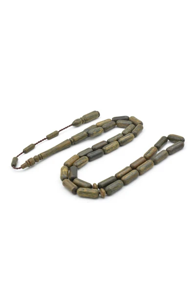 Murty99 Usta İşi Sistemli İnce Kapsül Kesim İri Boy Pelesenk Ağacı Tesbih - Resim 3