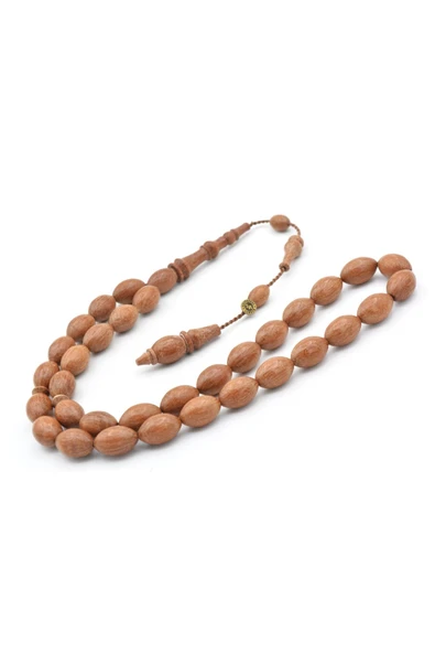 Murty99 Mehmet Erbabacan İmzalı Beyzi Kesim Gergedan Ağacı Tesbih - Resim 3