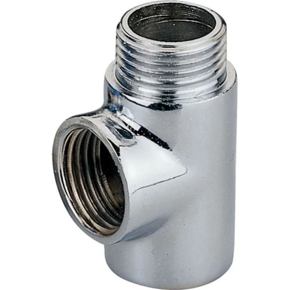 1/2 Delikli Krom Uzatma Te ürün görseli 1