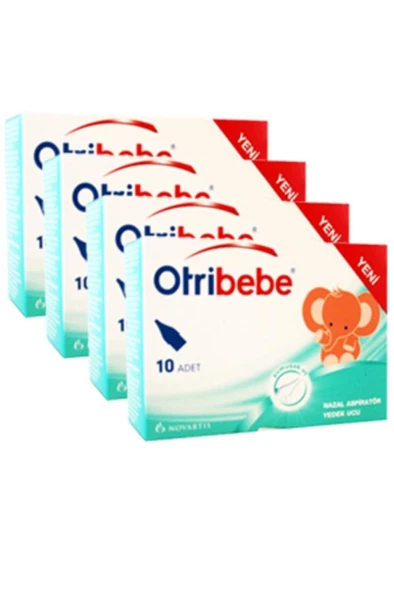 Otribebe Nazal Burun Aspiratörü Yedek Uç 10'Lu X 4 Kutu (SKT:03/2027) ürün görseli 1