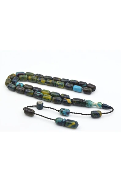 Murty99 Halil Usta İmzalı Kapsül Model Bilek Boy Sıkma Kehribar Tesbih ürün görseli 1