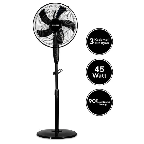 Kumtel KTF-330 Ayaklı Vantilatör - Resim 2