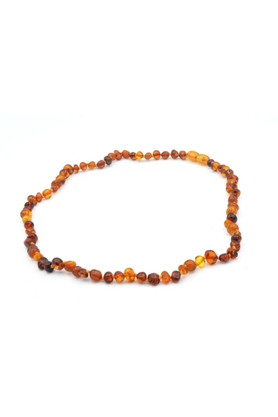 Murty99 Sertifikalı Hakiki Doğal Damla Kehribar Kolye 45 Cm ürün görseli 1