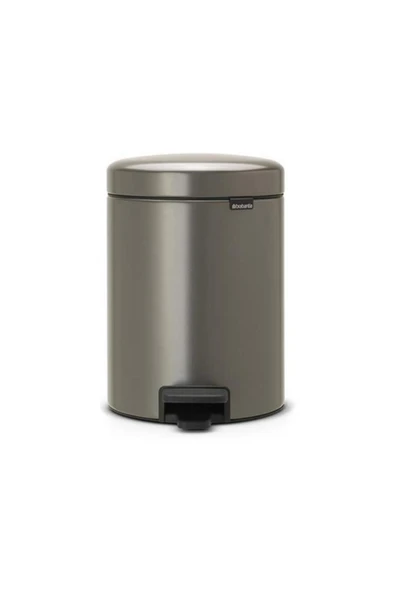 Brabantia Brabantia Çöp Kutusu 5 Litre Newicon Pedallı Platin 112683 ürün görseli 1