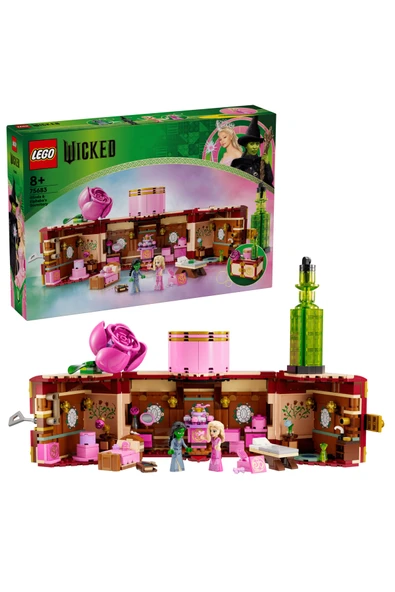 LEGO Wicked Glinda ve Elphaba’nın Yurdu Koleksiyonluk Oyuncak Modeli 75683 - Resim 5
