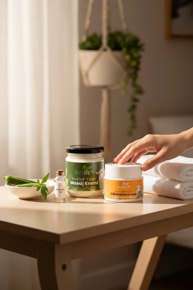 KUYRUK YAĞLI CİLT BAKIM KREMİ 50 ML + KUYRUK YAĞLI MASAJ KREMİ 210 ML - Resim 5