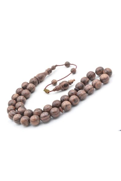 Murty99 Usta İşi İmzalı Küre Kesim Kral Ağacı Tesbih - Resim 3