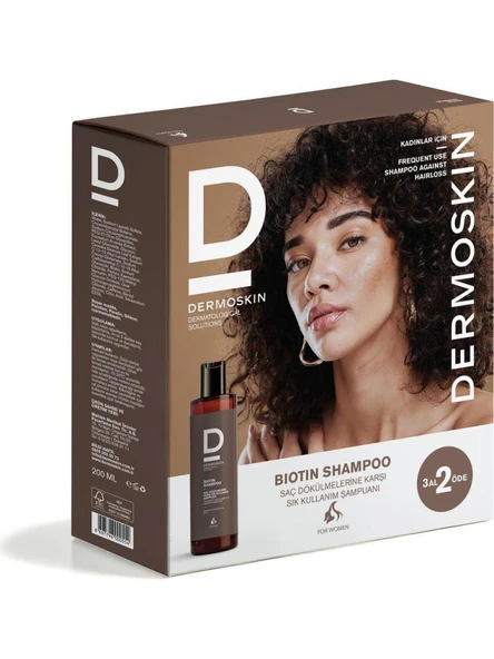 (YENİ) Dermoskin Biotin Şampuan 3 Al 2 Öde Kadın 200 Ml - Resim 2