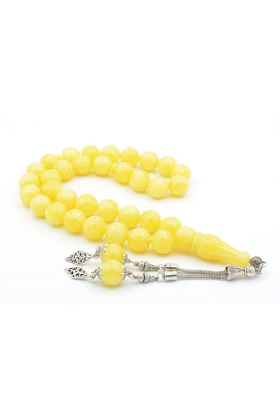 Murty99 Küre Kesim Dev Boy Beyrut Damla Kehribar Tesbih 14 Mm ürün görseli 1