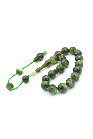 Murty99 Erhan Turan Yapımı Kahverengi Yeşil Sıkma Kehribar Efe Maskot Tesbih - Resim 4