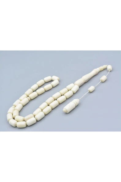 Murty99 Usta İşi İmamesi Oymalı Kapsül Kesim Deve Kemiği Tesbih - Resim 2