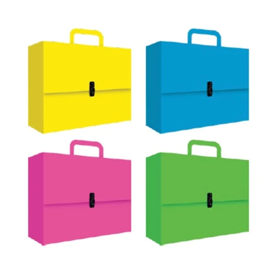 Noki Saplı Kutu Klasör Renkli Karışık - 2 adet ürün görseli 1