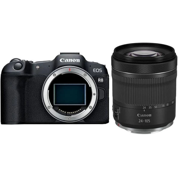 Canon Eos R8 Rf 24-105MM F/4-7.1 Is Stm Lens Kit / İthalatçı Garantili ürün görseli 1
