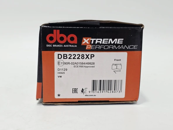 DBA Audi RS3/TTRS Uyumlu Xtreme Performance Ön Fren Balatası  DB2228XP - Resim 6