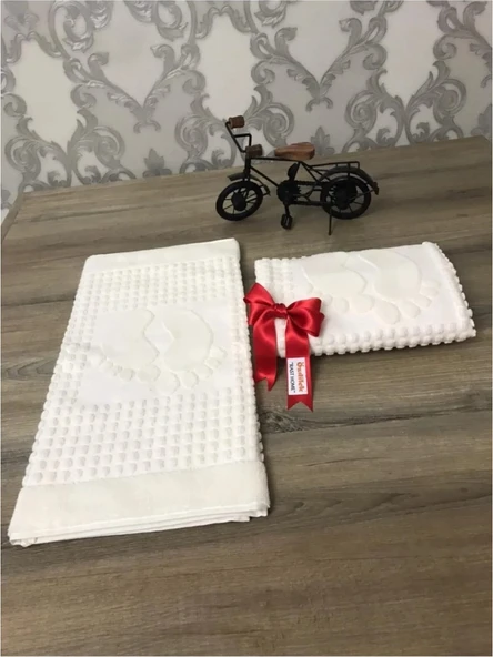 Özdilek Winter Krem Renk Paspas Ayak Havlusu 50x70 - Resim 2