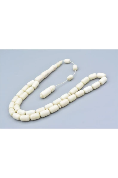 Murty99 Usta İşi İmamesi Oymalı Kapsül Kesim Deve Kemiği Tesbih - Resim 3