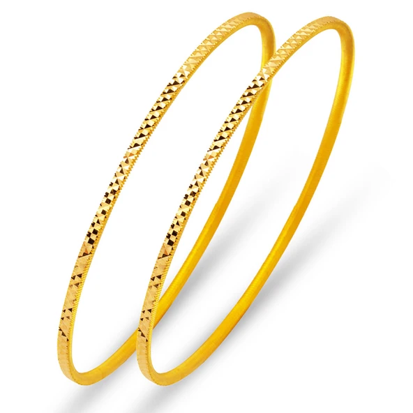 22 Ayar Kristal Ajda Altın Bilezik (10*2) 20 gr. ürün görseli 1