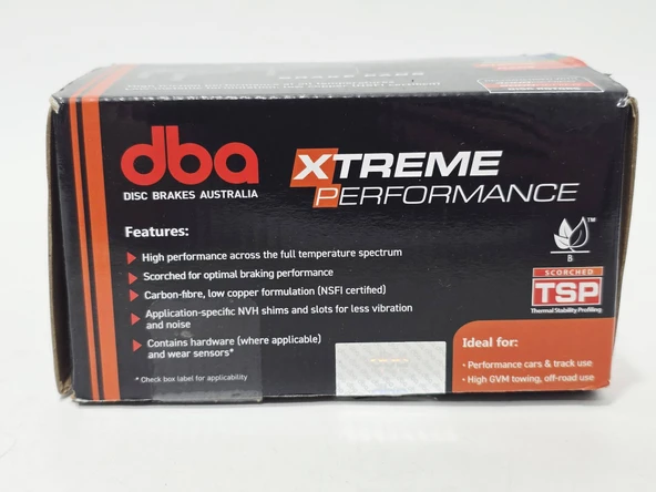 DBA Audi RS3/TTRS Uyumlu Xtreme Performance Ön Fren Balatası  DB2228XP - Resim 5