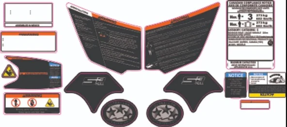 Seadod Gtx 155 2015 Graphics / Decal / Sticker Kit - Resim 3