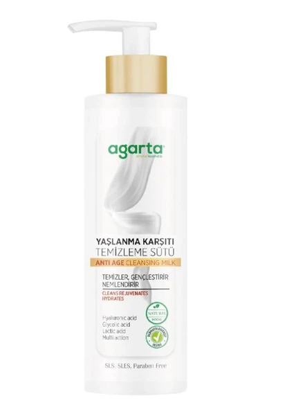 Agarta Yaşlanma Karşıtı Temizleme Sütü ürün görseli 1