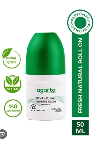 Agarta Roll-On Fresh Natural 50 Ml KOKUSUZ ürün görseli 1