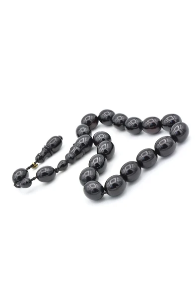 Murty99 Enes Abdo İmzalı Tombul Beyzi Siyah Katalin Efe Maskot Tesbih - Resim 3