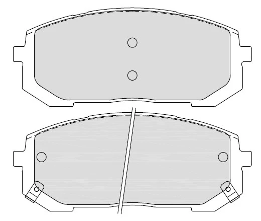 Kai EV3 ELEKTRIKLI 2024- Ön Fren Balatası Takım ürün görseli 1