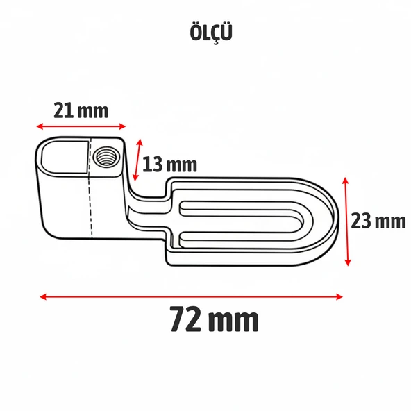 Yıldız Krom Gümüş Metal Kulp Tek Vidalı Düğme Mobilya Dolap Çekmece Dolap Düğme Kulp Kulbu Kulpları - Resim 4