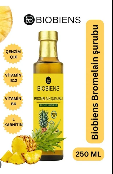 Bıobıens Bromelain Şurubu 250 ML ürün görseli 1