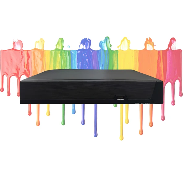 7'li 5MP IP Güvenlik Kamera Seti-Gece Renkli Görüntü-Su Geçirmez Dış Mekan-Sesli Kayıt -Ultra HD - Resim 8