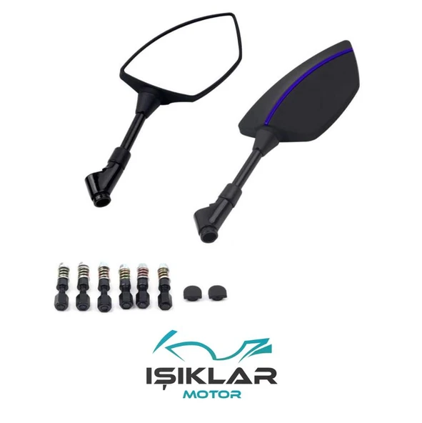 Altai Ristretto Mavi Çizgili Ayna IA426291 ürün görseli 1